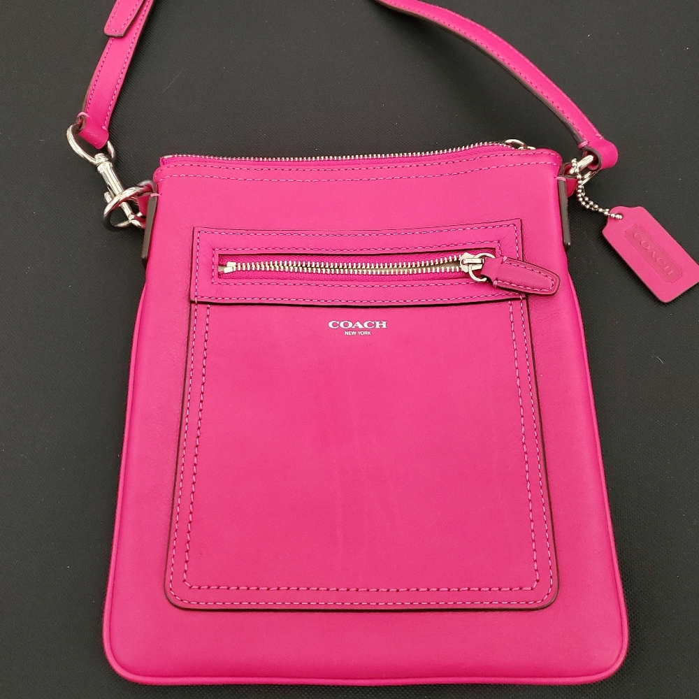 Hot Pink Coach Crossbody Handbag